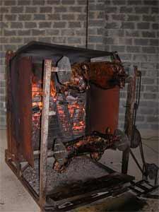 grill for opening party